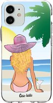 Casetastic Apple iPhone 12 Mini Hoesje - Softcover Hoesje met Design - BFF Sunset Blonde Print