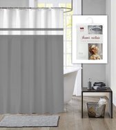 Rideau de douche Dutch House avec anneaux Simply gris 180x200cm