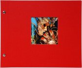 Goldbuch Bella Vista losbladig album 30x25 red
