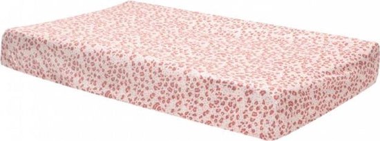 Bebe-Jou Jersey Leopard Aankleedkussenhoes Pink