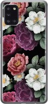 Samsung Galaxy A31 hoesje siliconen - Flowers - Soft Case Telefoonhoesje - Bloemen - Multi