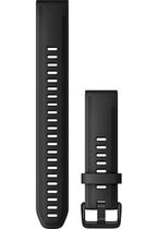 Garmin QuickFit Siliconen Horlogebandje - 20mm Polsbandje - Wearablebandje - Zwart
