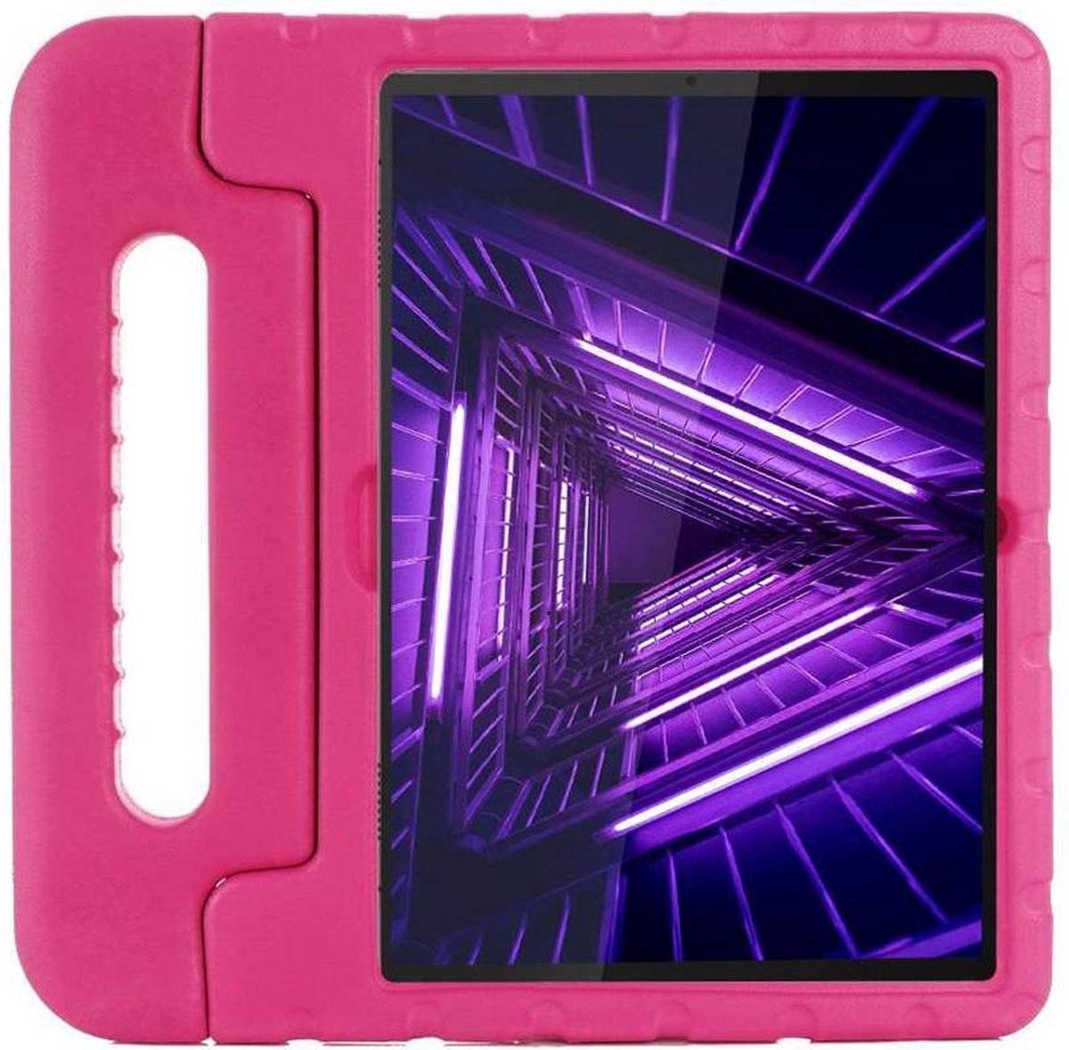 Lenovo Tab M10 Plus Kinder Tablet Hoes hoesje - Just in Case - Effen Roze - EVA-foam