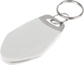 WL4 Mifare luxe tag wit met metaal en serienummer en met key ring (Set van 5 stuks)