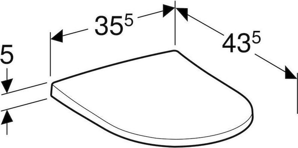 Geberit Acanto Closetzitting 500.604.01.2 | bol.com