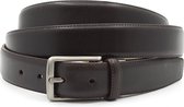 Klassieke bruine heren riem XXXL 3.2 cm breed - Bruin - XXXL - Echt Leer - Taille: 130cm - Totale lengte riem: 145cm