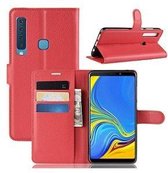 Samsung A9 2018 Hoesje Wallet Case Rood