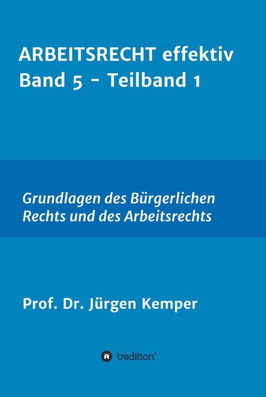 ARBEITSRECHT effektiv Band 5 - Teilband 1 - cover