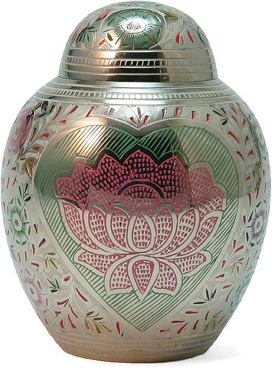 Lotus Heart - Urn - Large 1,15 L - Asbeeld Dieren Urn Voor Uw Geliefde Dier - Kat - Hond - Paard - Konijn