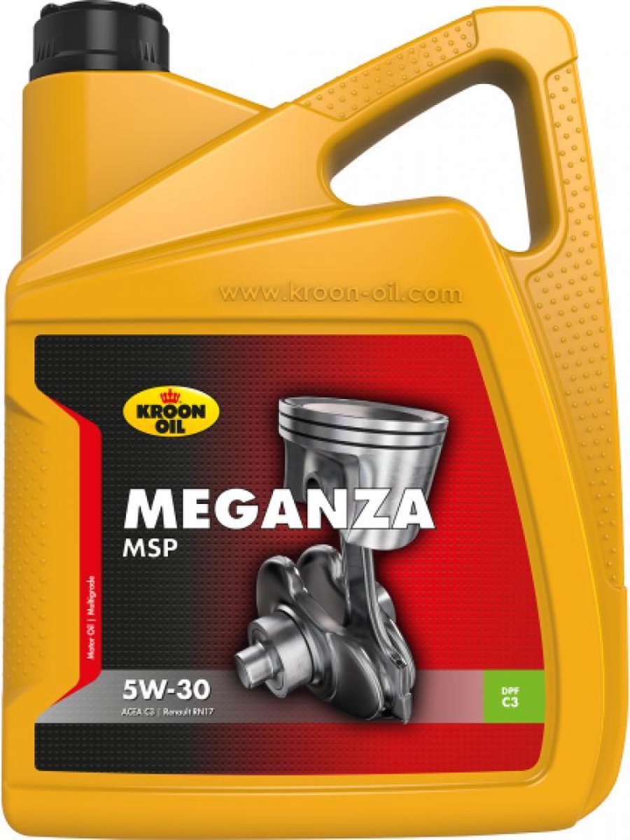 Kroon-Oil Meganza MSP 5W-30 - 36617 | 5 L can / bus