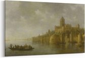 Schilderij - Het valkhof in Nijmegen — 100x70 cm