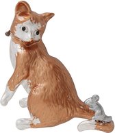 Collectif Animal Friends Cat 50's Broche Oranje