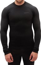 Craft Warm Intensity Winter Thermoshirt Lange Mouw - Zwart Heren - Maat M