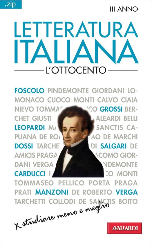 Letteratura italiana. L'Ottocento - cover