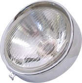 Koplampunit Zundapp KS50/100 - model huis 130mm - chroom