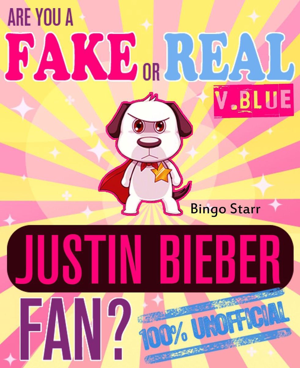 Are You a Fake or Real Justin Bieber Fan? Version Blue - The 100% Unofficial Quiz and Facts Trivia Travel Set Game