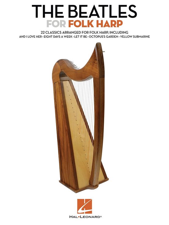 The Beatles for Folk Harp (Songbook) - cover