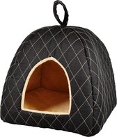 Kattenmand Iglo Super Deluxe - Zwart - 44 x 43 x 41 cm