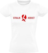 Strajk Kobiet dames t-shirt | abortie | polska | polen | feminisme | protest | bedrukt | logo |