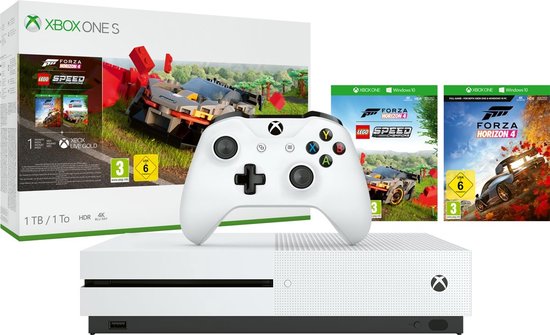 Xbox One S console 1 TB + Forza Horizon 4 + LEGO DLC