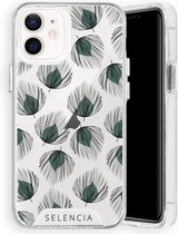 Selencia Hoesje Geschikt voor iPhone 12 Mini Hoesje - Selencia Zarya Fashion Extra Beschermende Backcover - groen