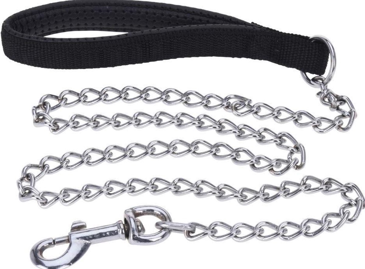 Honden riem met metalen lijn