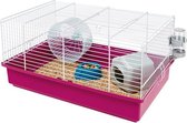 Ferplast Hamsterkooi Criceti 46 X 29,5 X 22,5 Cm Staal Roze