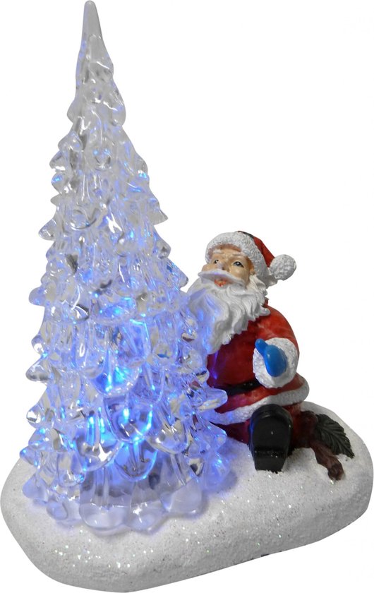 tack Verstenen textuur Peha Kerstman met verlichte boom | bol.com