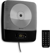 Auna Vertiplay CD-speler - Bluetooth - Nachtlamp - FM-radio - AUX - Zwart