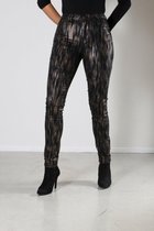 Pantalon femme New Star Maine couleur enduite noire - taille 28