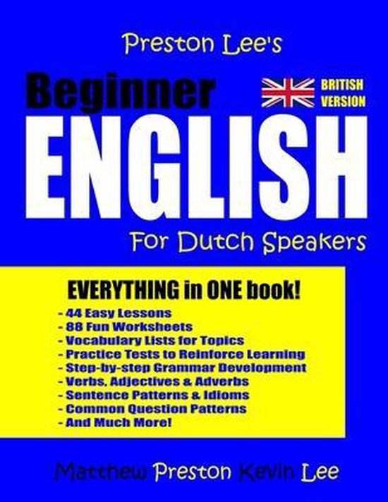 Preston Lee's English for Dutch Speakers (British Version)-  ... - cover