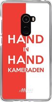6F hoesje - geschikt voor Xiaomi Mi Mix 2 -  Transparant TPU Case - Feyenoord - Hand in hand, kameraden #ffffff