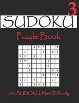 SUDOKU Puzzle Book 3 Hard Difficulty