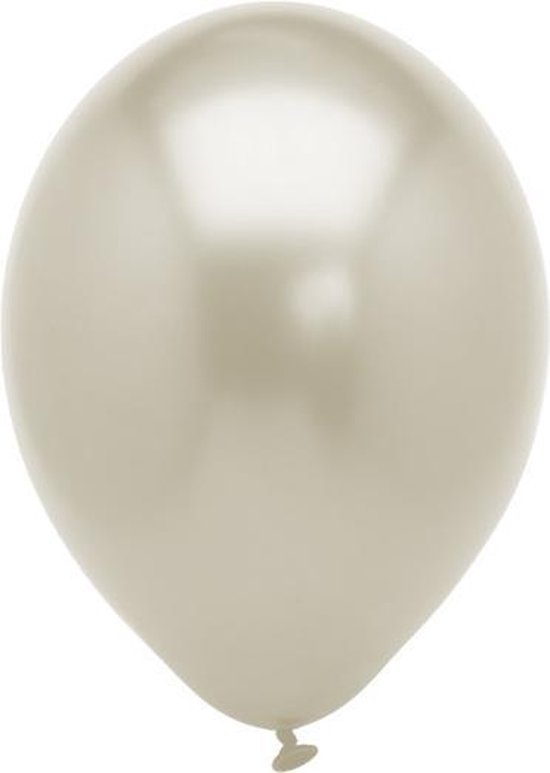 100 ballonnen kleur parelmoer wit | bol.com