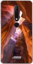 Nokia X6 (2018) Hoesje Transparant TPU Case - Sunray Canyon #ffffff