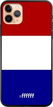 iPhone 11 Pro Max Hoesje TPU Case - Nederlandse vlag #ffffff