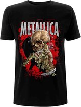 Metallica Heren Tshirt -S- Fixxxer Redux Zwart