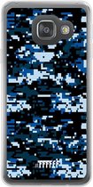 Samsung Galaxy A3 (2016) Hoesje Transparant TPU Case - Navy Camouflage #ffffff