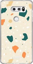 LG V30 (2017) Hoesje Transparant TPU Case - Terrazzo N°1 #ffffff