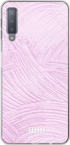 Samsung Galaxy A7 (2018) Hoesje Transparant TPU Case - Pink Slink #ffffff