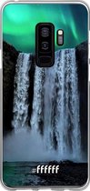 Samsung Galaxy S9 Plus Hoesje Transparant TPU Case - Waterfall Polar Lights #ffffff