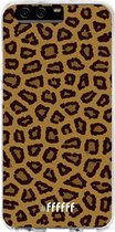 Huawei P10 Hoesje Transparant TPU Case - Leopard Print #ffffff