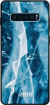 Samsung Galaxy S10 Plus Hoesje TPU Case - Cracked Ice #ffffff
