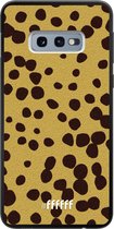 Samsung Galaxy S10e Hoesje TPU Case - Cheetah Print #ffffff