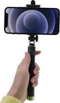 Shop4 - iPhone 12 mini Selfie Stick Bluetooth Groen
