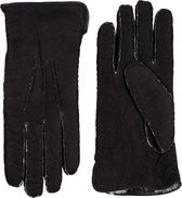 Texelse lammy handschoenen heren model Larvik Color: Black, Size: 9.5
