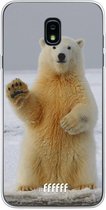 Samsung Galaxy J7 (2018) Hoesje Transparant TPU Case - Polar Bear #ffffff