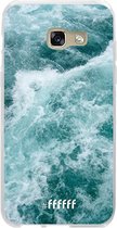 Samsung Galaxy A3 (2017) Hoesje Transparant TPU Case - Whitecap Waves #ffffff