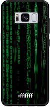 Samsung Galaxy S8 Hoesje TPU Case - Hacking The Matrix #ffffff