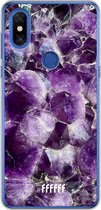 Xiaomi Mi Mix 3 Hoesje Transparant TPU Case - Purple Geode #ffffff